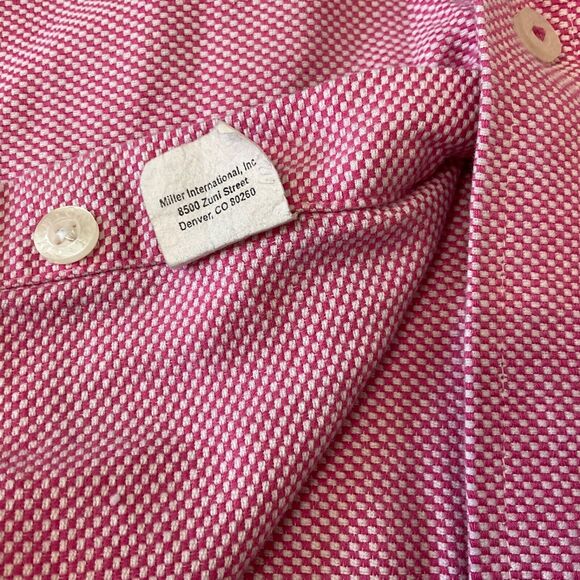 Cinch Logo Rodeo Western Cowboy Shirt  Men’s L Pink Button Down Long Sleeve - Picture 4 of 11